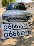 Красивый гос номер О666КУ 96